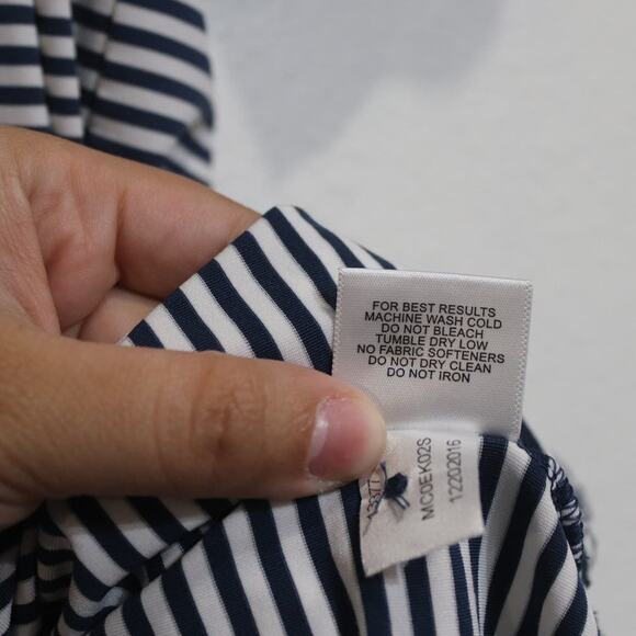 Peter Millar Blue Striped Texas Golf Association Polo Sz L - Picture 7 of 11
